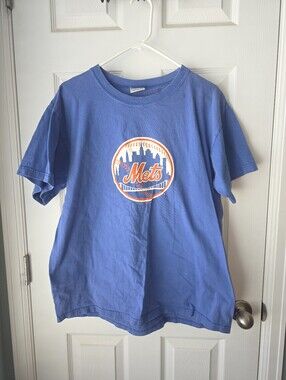 MLB Vintage 2000 New York Mets Baseball Short Sleeve Crew Neck T-shirt SZ L